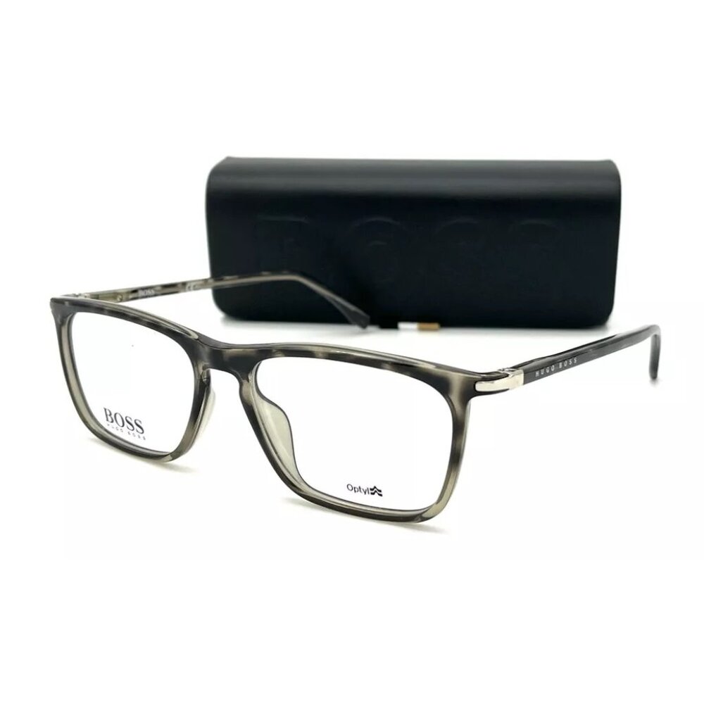 HUGO BOSS 1044 ACI Gray Havana / Demo Lens 55mm Eyeglasses